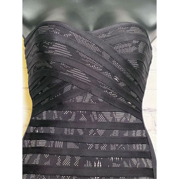 Herve Leger By MAX AZRIA Pailey SZ M - Picture 4 of 10